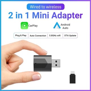 Wireless CarPlay Android Auto Adapter Kuwait | Best Price 965Deals